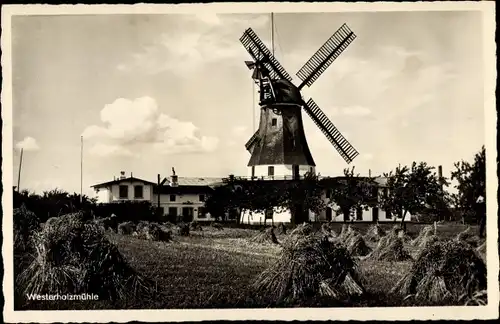 Ak Westerholz in Angeln, Westerholzmühle, Das schöne Angeln