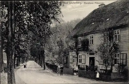 Ak Bad Lauterberg im Harz, Forsthaus Flösswehr