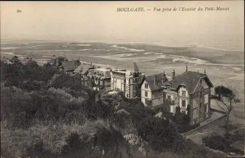 Ak Houlgate Calvados, Vue prise de l'Escalier du Petit Manoir