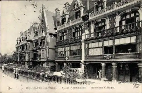 Ak Houlgate Calvados, Villas Amercaines