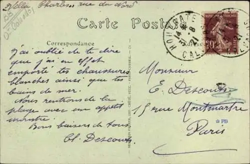 Ak Houlgate Calvados, Villas Amercaines