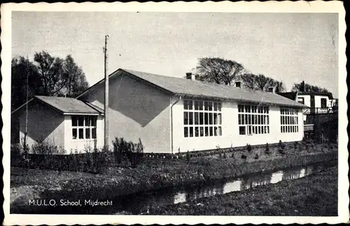 Ak Mijdrecht Utrecht Niederlande, M.U.L.O. School