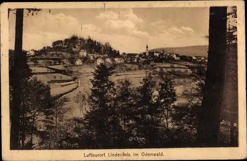 Ak Lindenfels im Odenwald, Gesamtansicht