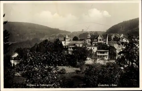 Ak Lindenfels im Odenwald, Kurhaus und Sanatorium