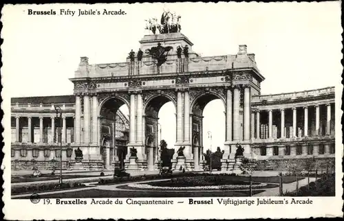 Ak Bruxelles Brüssel, Arcade du Cinquantenaire