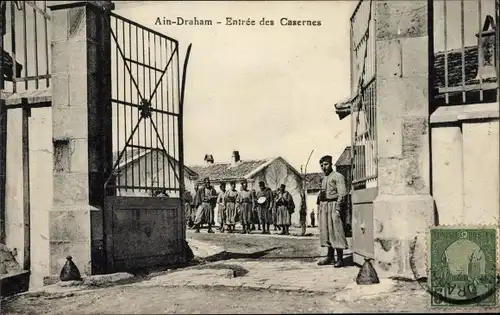 Ak Aïn Draham in Tunesien, Entree des Casernes