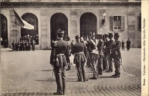 Ak Vatikan Rom Lazio, Giuramento della Guardia Palatina