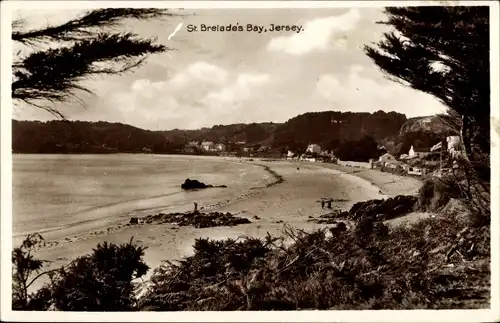 Ak St Brelade Kanalinsel Jersey, Bay, Plage