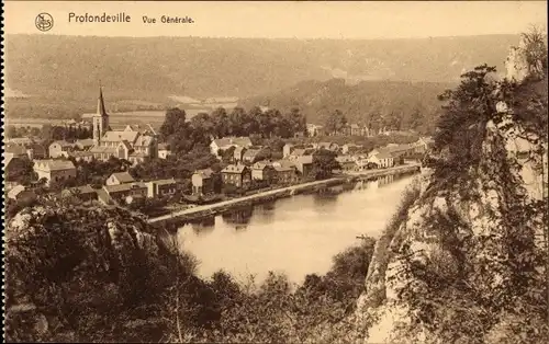 Ak Profondeville Wallonien Namur, Vue générale