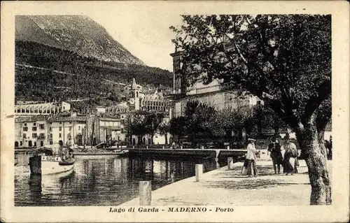 Ak Maderno Lombardia Italien, Porto