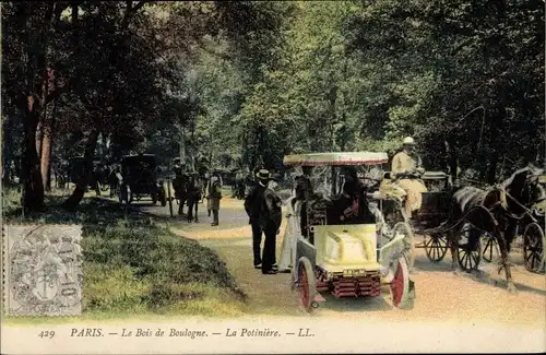 Ak Paris XVI. Arrondissement Passy, Bois de Boulogne, La Potiniere