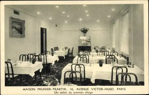 Ak Paris XVI. Arrondissement Passy, Maison Prunier-Traktir, Avenue Victor Hugo, 16