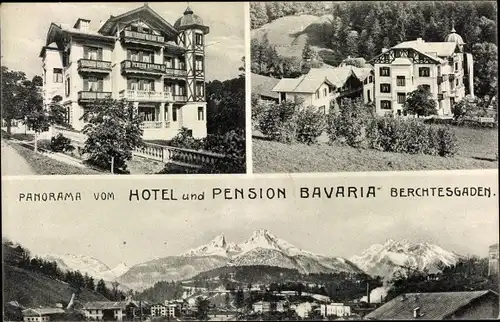 Ak Berchtesgaden in Oberbayern, Hotel Bavaria