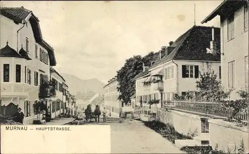 Ak Murnau am Staffelsee, Hauptstraße