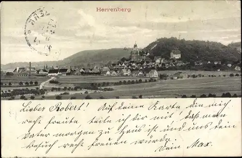 Ak Herrenberg in Württemberg, Gesamtansicht