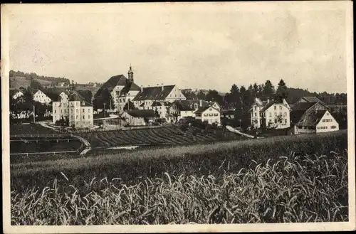 Ak Heiligkreuz Trostberg in Oberbayern, Gesamtansicht