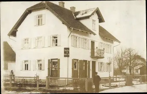 Foto Ak Türkheim in Schwaben, Wohnhaus und Handlung