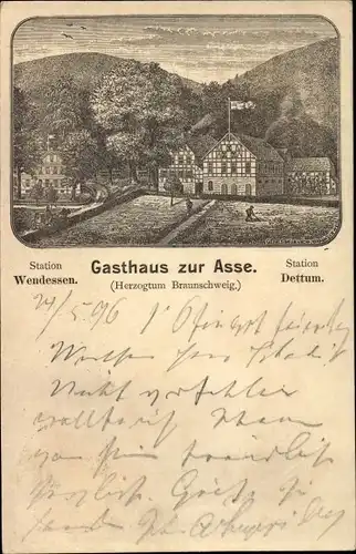 Ak Dettum Niedersachsen, Gasthaus zur Asse