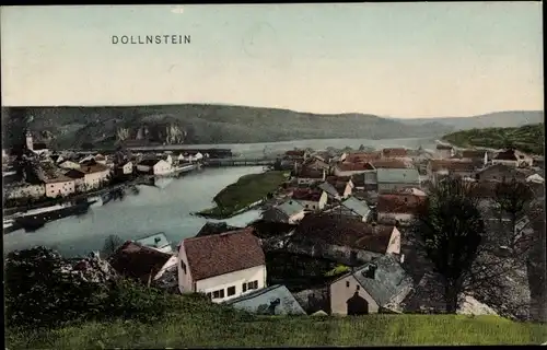 Ak Dollnstein Eichstätt in Oberbayern, Totalansicht