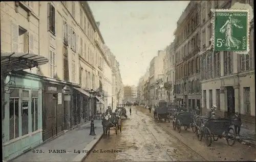 Ak Paris VIII. Arrondissement Élysée, La rue de Londres