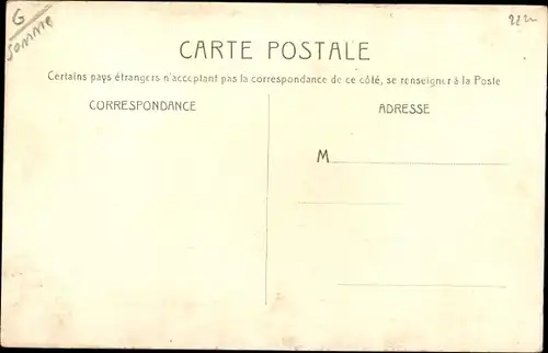 Ak Pierrrepont sur Avre Somme, La Gare, Bahnhof, Gleisseite