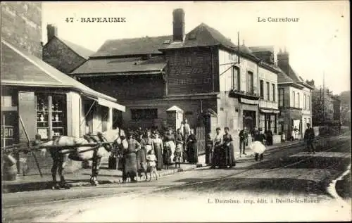Ak Bapeaume les Rouen Canteleu Seine Maritime, Le Carrefour, Boulangerie