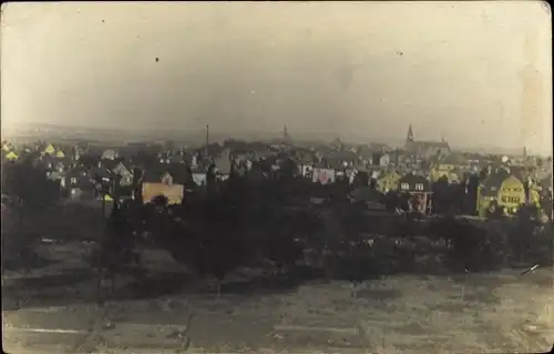 Foto Ak Friedberg in Hessen, Gesamtansicht der Stadt, Sommer 1928, coloriert