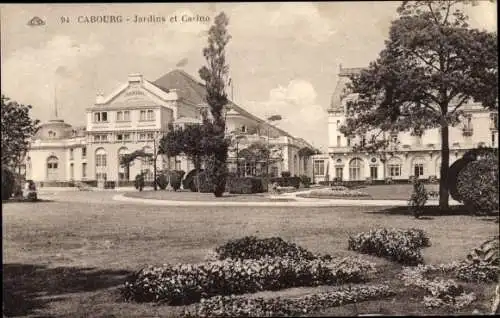 Ak Cabourg Calvados, Jardins, Casino