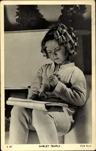 Ak Schauspielerin Shirley Temple, Portrait