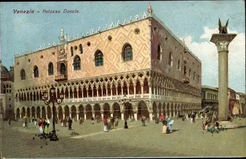 Ak Venezia Veneto, Blick auf den Palazzo Ducale