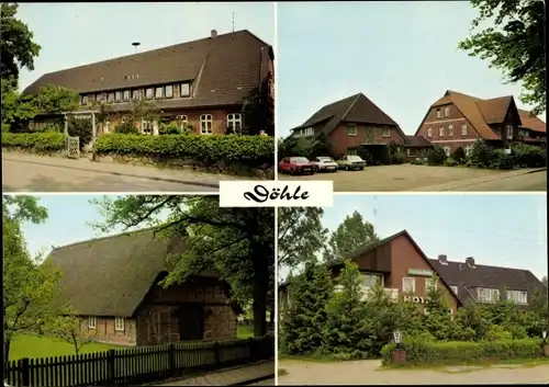 Ak Döhle Egestorf in der Lüneburger Heide, Gasthaus Lüdtke, Aevermannshof, Pension, Kramerkate