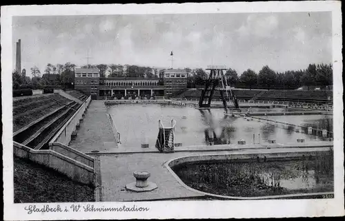 Ak Gladbeck im Ruhrgebiet, Schwimmstadion