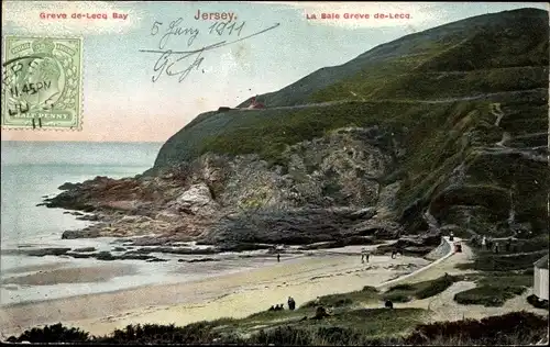 Ak Kanalinsel Jersey, Greve de Lecq Bay