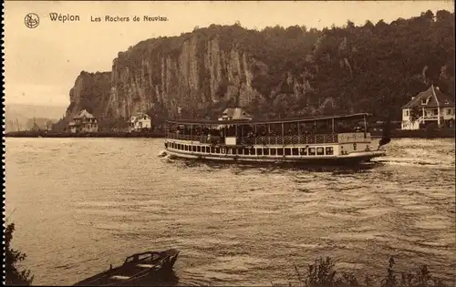 Ak Wépion Wallonien Namur, Les Rochers de Neuvlau