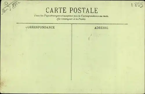 Ak Paris XVI. Arrondissement Passy, La Rue Georges Bizet, La Maison de Sante