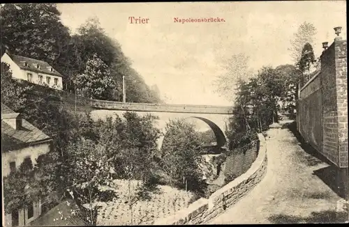 Ak Trier an der Mosel, Napoleonsbrücke