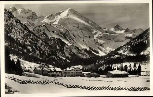 Ak Birgsau Oberstdorf im Oberallgäu, Ortsansicht