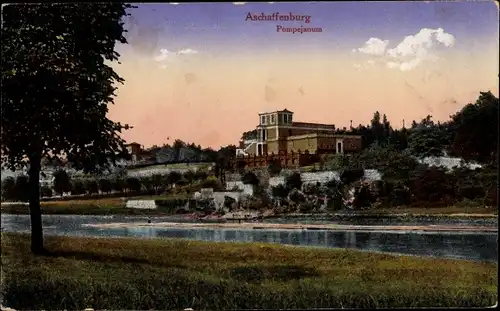 Ak Aschaffenburg in Unterfranken, Pompejanum