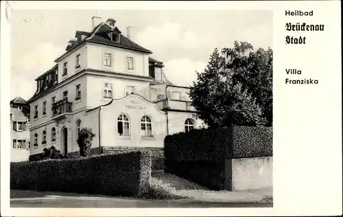 Ak Bad Brückenau im Sinntal Unterfranken, Villa Franziska