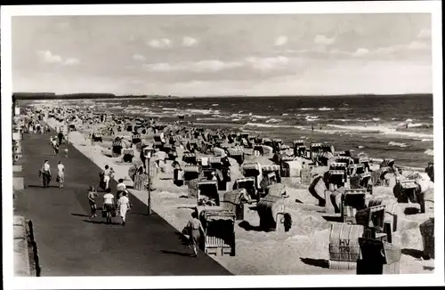 Ak Ostseebad Dahme in Holstein, Partie am Strand, Strandkörbe