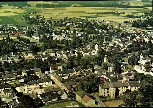 Ak Oberkotzau an der Saale, Fliegeraufnahme