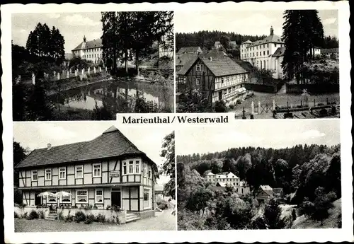 Ak Marienthal Seelbach bei Hamm an der Sieg, Gasthof Imhäuser