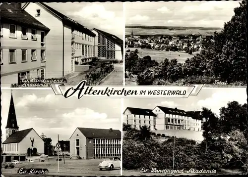 Ak Altenkirchen im Westerwald, Ev. Landjugendakademie, Ev. Kirche, Ev. Landjungend-Akademie