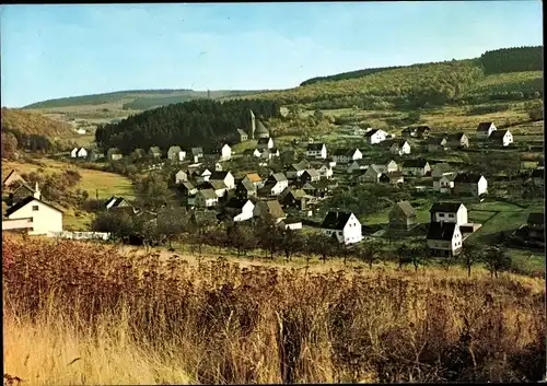 Ak Herkersdorf Kirchen an der Sieg, Fliegeraufnahme