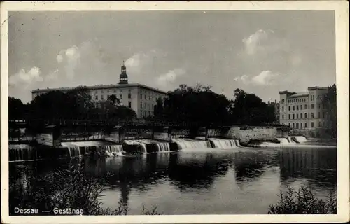 Ak Dessau in Sachsen Anhalt, Gestänge