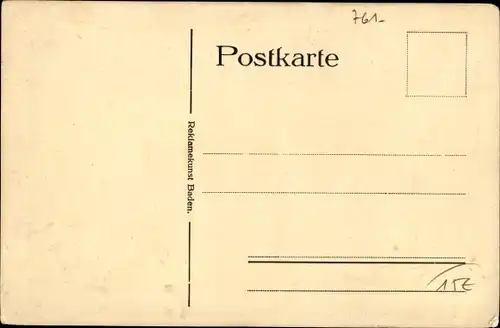 Ak Karlsruhe in Baden, Kleinkunst Bühne Rotes Haus