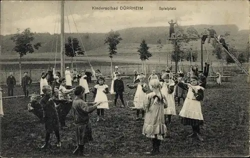 Ak Bad Dürrheim im Schwarzwald, Kindersolbad, Spielplatz