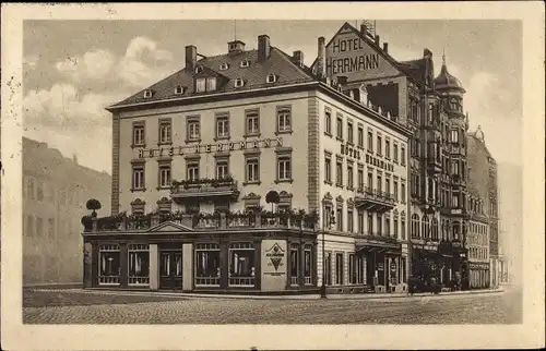 Ak Chemnitz in Sachsen, Hotel Herrmann