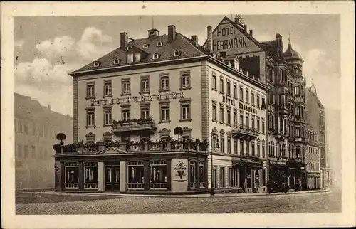 Ak Chemnitz Sachsen, Hotel Herrmann