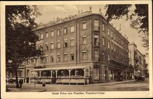 Ak Frankfurt an der Oder, Hotel Prinz von Preußen